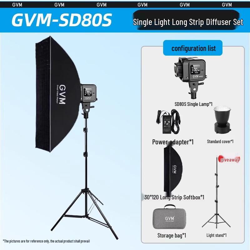 GVM SD80 Series Portable Photography Light