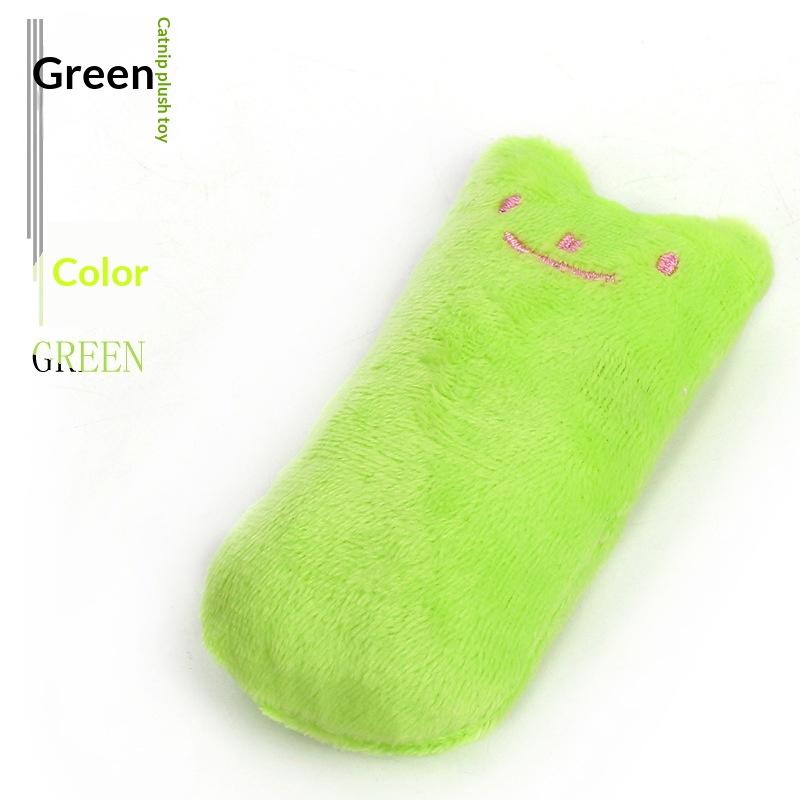

Teeth Toys Funny Interactive Plush Cat Toy Pet Kitten Chewing Vocal Toy Claws Thumb Bite Cat Mint For Cats