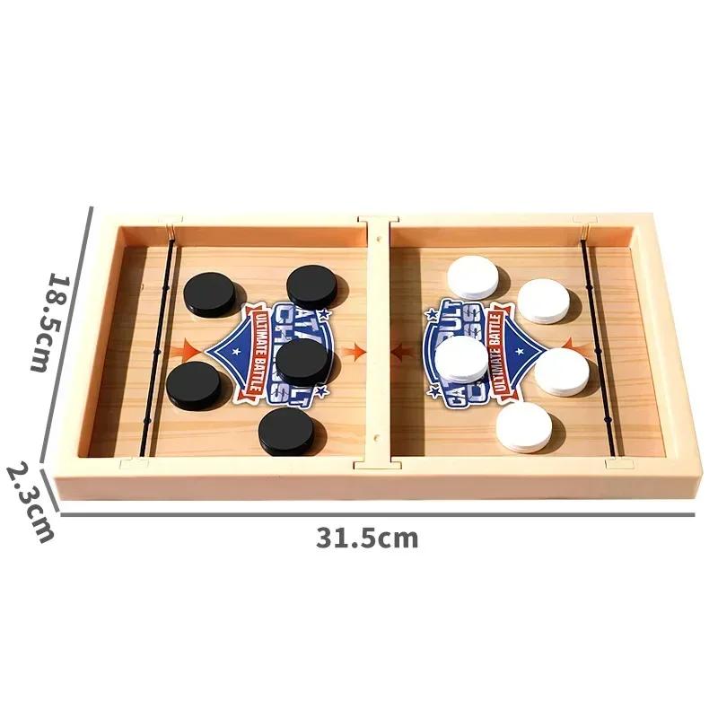 Fast Sling Puck Game Slings Chess Table Chess Puzzle Party Game Adult Child Family Game Desktop Battle Board Games