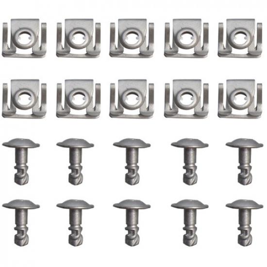 

10set Engine Undertray Trim Clips 51718176503 51718218323 For BMW E39 E38 E52 Z8