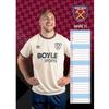 West Ham United FC 2026 A3 Wall Calendar
