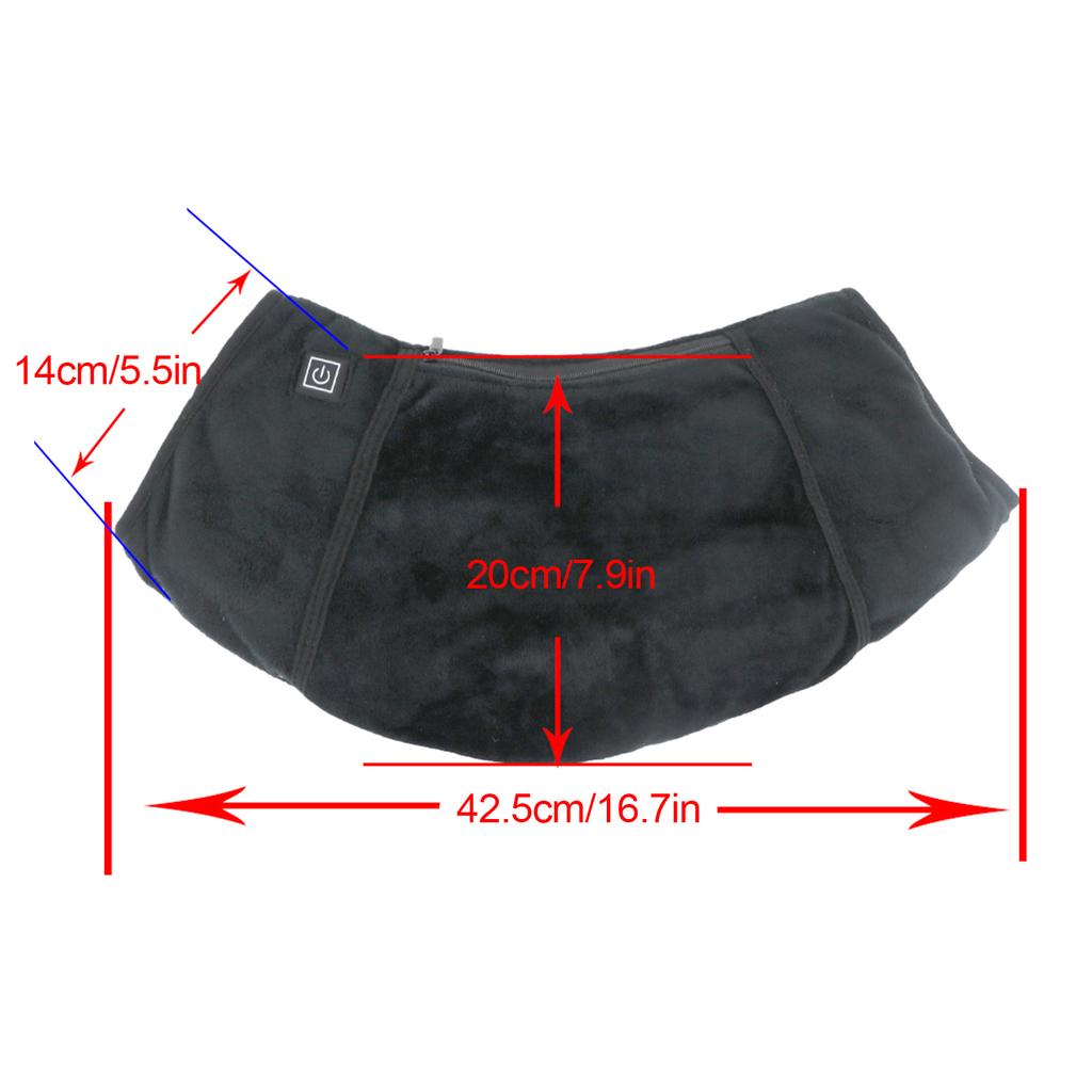 Uppvärmd Handmuff Elektrisk Uppvärmd Handvärmare Pouch med USB-kontakt Rem 3 Temperaturer