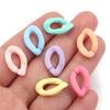20pcs 17x11mm Acrylic Link Chain Candy Color Assembled Parts Loose Beads for DIY Jewelry Making Bracelets Necklace Accessories