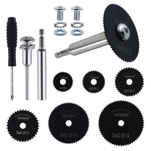 SPEEDWOX Pipe Inside Cutter, Mini Slitter Blade, Circular Saw Blade Set, Internal Pipe Cutter, PVC Pipe Inside Cutter, 1/4-inch Hex Shank, High-Speed