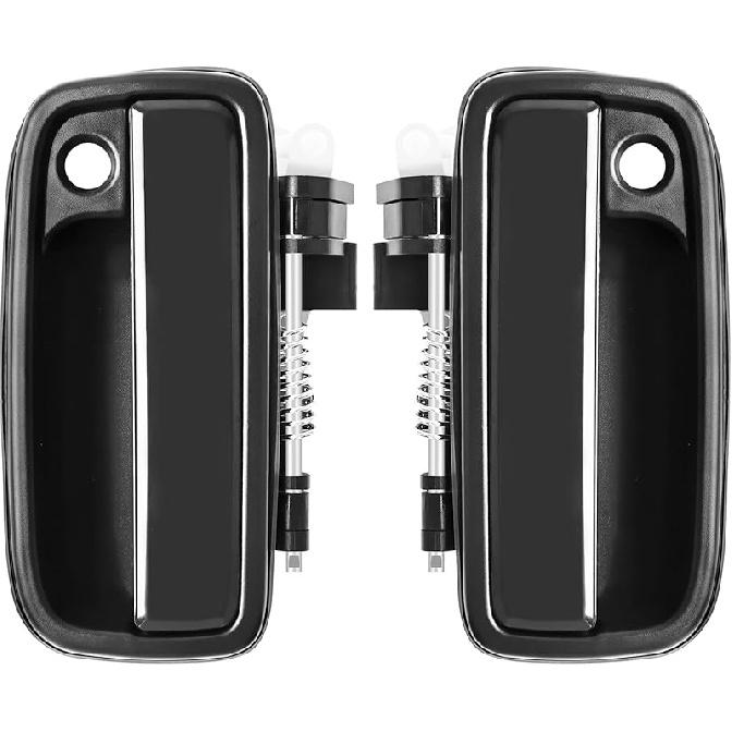 FAERSI 2pcs Outside Exterior Door Handles Front Left Driver Side & Right Passenger Side Fit for 1995 1996 1997 1998 1999 2000 2001 2002 2003 2004