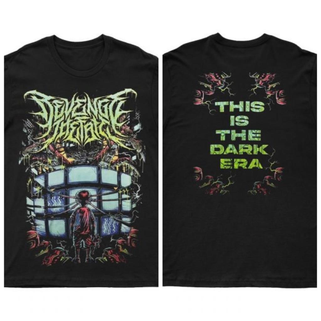 2025 New REVENGE THE FATE – DARK ERA Printed Unisex Street Fashion Trendy Short Sleeve with Pure Cotton Round Neck