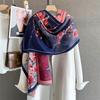 Luxury Brand Cashmere Women Floral Scarf Winter Warm Shawl and Wrap Bandana Pashmina Female Foulard Square Thick Blanket Poncho
