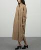 RAW TO RAW Wrd050 Fine Cotton Oversized Shirt Dress (Wood)