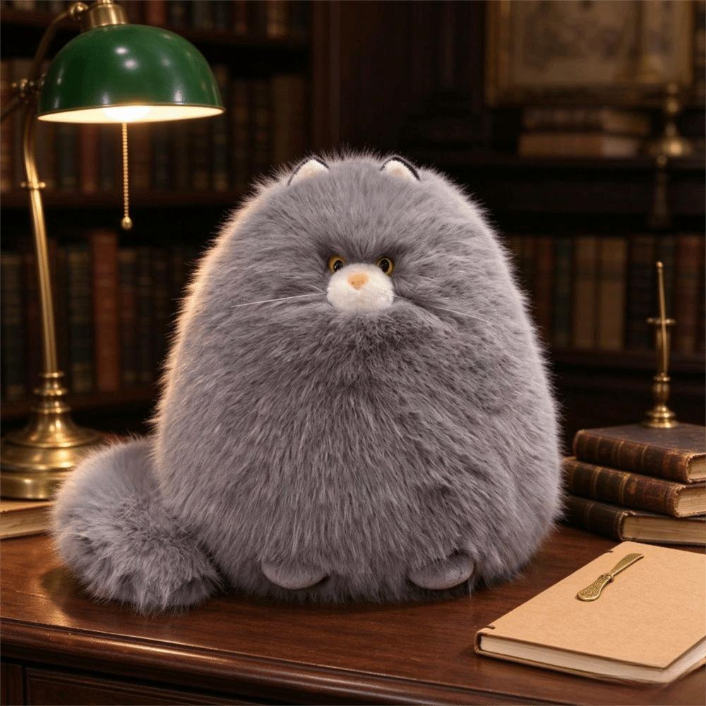 Fluffy Cat Stuffed Dolls Cloth Dolls Stuffed Animal Cat Chubby Cat Dolls Cat Plush Toys Children