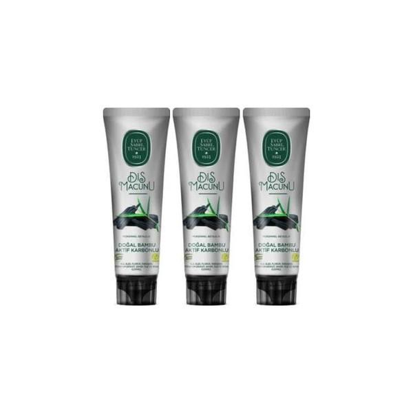 

Eyup Sabri Tuncer Natural Bamboo Carbon Toothpaste 90 Ml X3