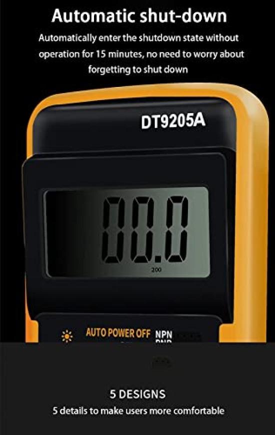 Minimoto LCD Display Digital Multimeter Resistance Tester AC/DC