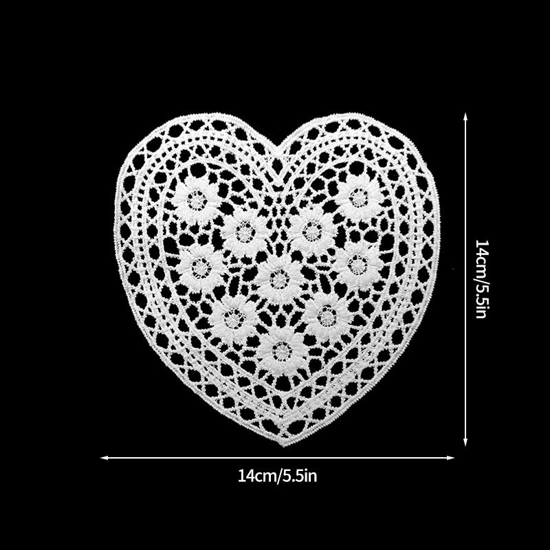 

Круглая ажурная подставка, салфетка для стола, вышивка, цветок, плейсмат, белая, для кофейной чашки, обеденная, коврик, декор для дома, свадьбы, вечеринки as picture&as the picture show