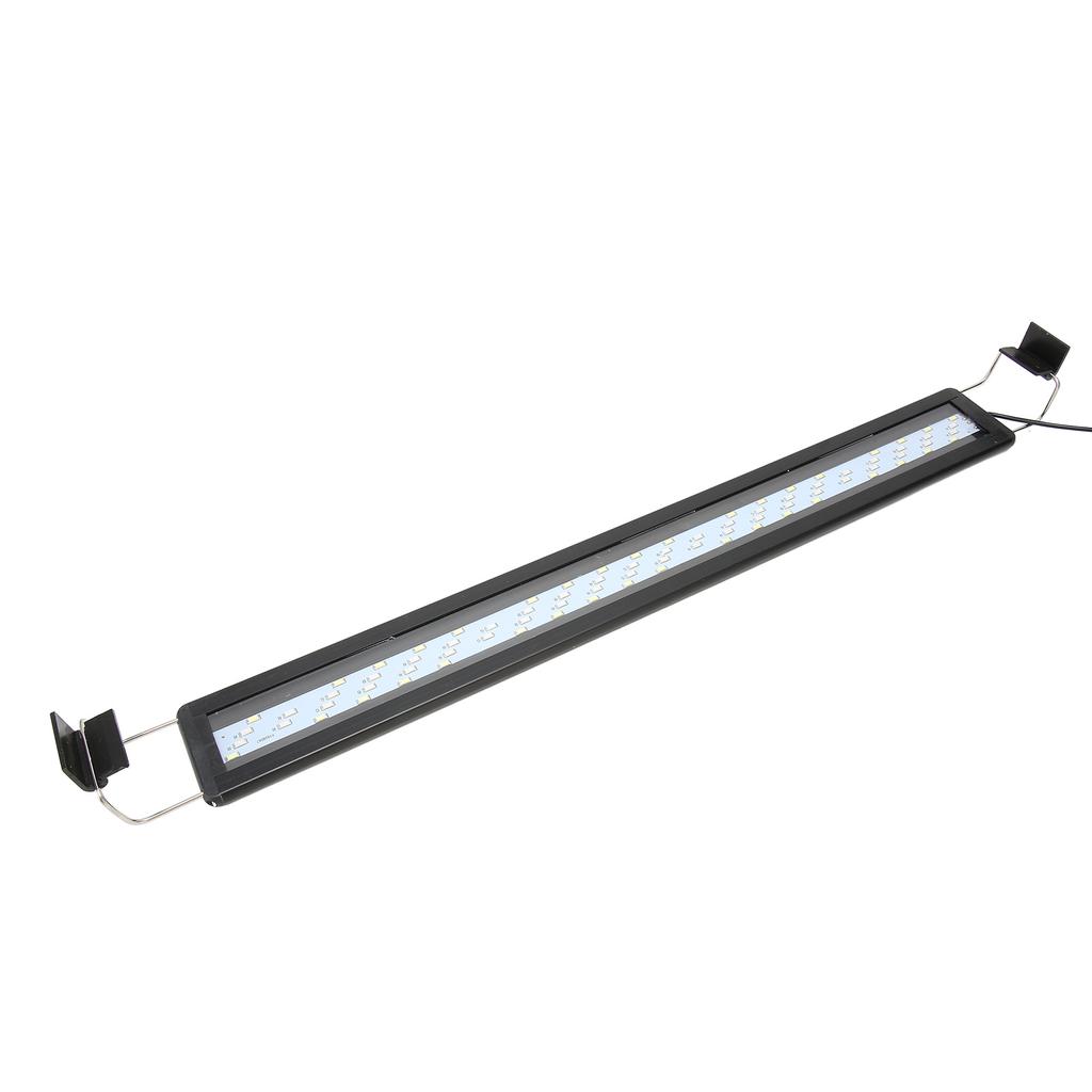 LED Aquarium Light 4 Rows Beads 3 Color Modes Proof Heat Dissipation Extendable Bracket Light for Fish
