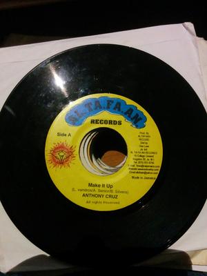 7inch Record ANTHONY CRUZ - Make It Up NONE Al.Ta.Fa.An. 2005 Jamaica Reggae, Ska & Dub Used