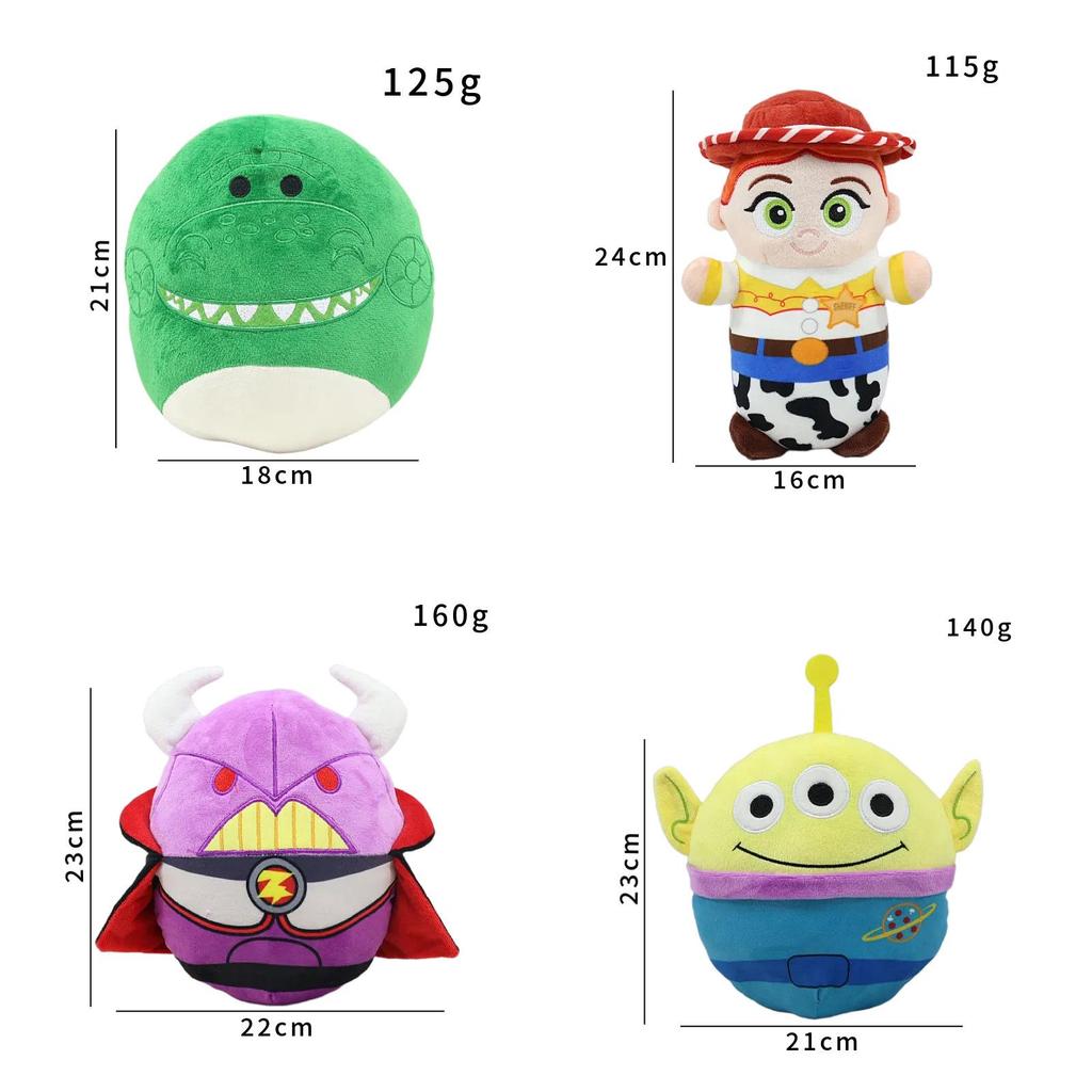 Cartoon Toy Story Plush Toy With Pp Cotton Filling For Kids And Teens