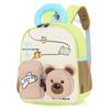 Animal Bear Print Backpack With Lightweight Oxford Fabric Schoolbag Gift Kids