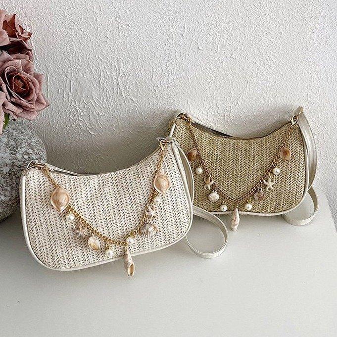 Fashion Shoulder Bag Handbag, Beach Lady Bag with Chain