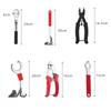 Dismantling the central axle teeth disc, flywheel, bicycle, mountain bike tool, chain cutter, hexagonal wrench, spoke wrench bracket