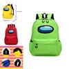 Cartoon Among Us School Backpack Featuring Stylish Chain And Spacious Compartments For Kids And Teens