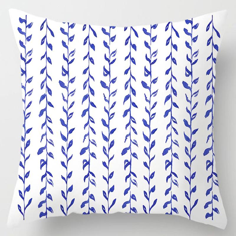 Moda Almohada Cuadrada Clásica Barra Vertical, Patrón Geométrico. Coche, Sofá de Sala de Estar, Funda de Cojín, Funda de Almohada