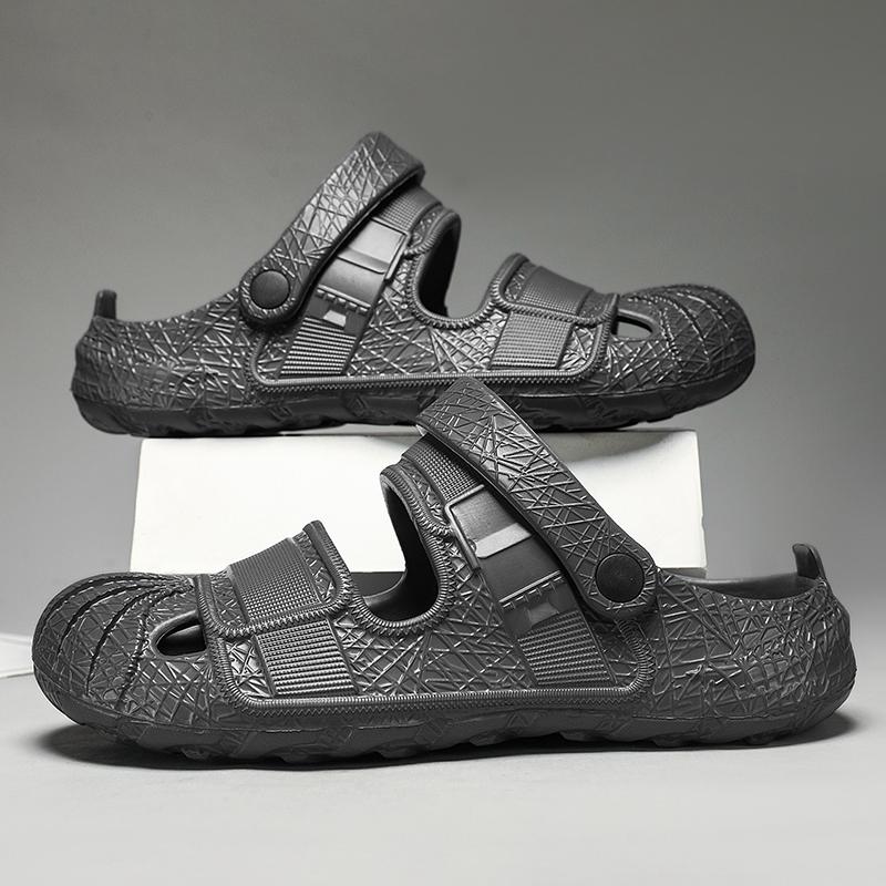 Summer Men S Beach Clogs Outdoor Sandals Comfortable Slippers Anti-Slip Eva Slides For Men Casual Garden Shoes Male Beach Clogs 38-39