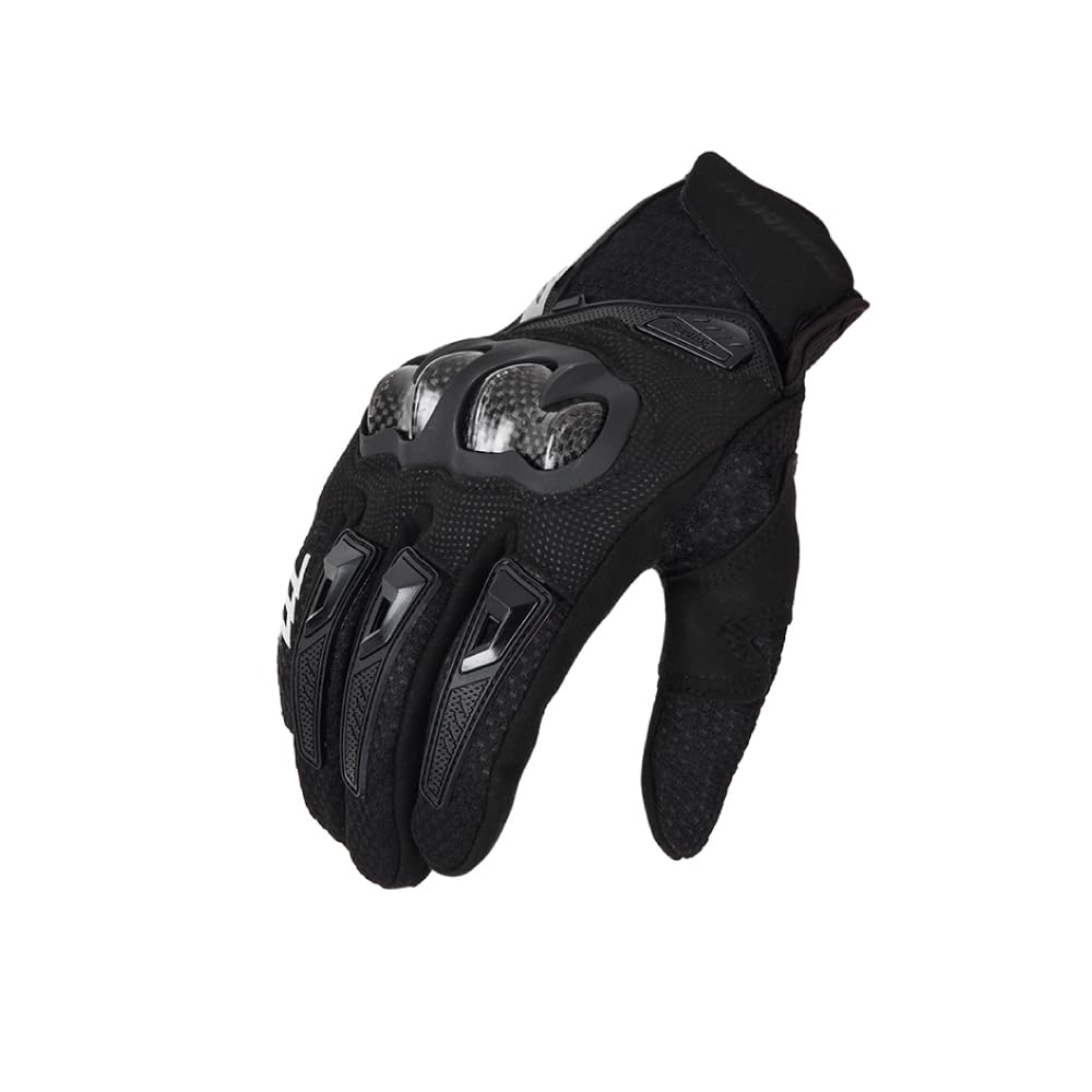 

Motorcycle Riding Smartphone Size M Gloves, Compatible, MAD66, Black, чёрный