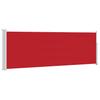 vidaXL Ausziehbare Seitenmarkise 100x314 cm Rot