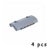 4PCS MOC Parts 24119 Panel Curved 7x3 with 2 Pin Holes through Panel Surface Mechanical Brick Playset Car Technical Block Bricks