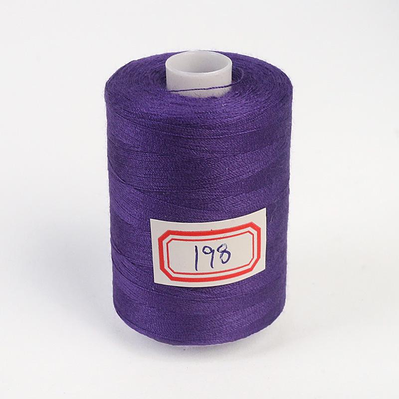 Hilo de Coser de Poliéster de Alta Velocidad 402 - 1000 Yardas, Colores Arcoíris, Ideal para Proyectos de Costura Casera y a Mano