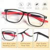 3pcs Blue Light Blocking Reading Glasses Flexible Frame Unisex Sport & Reading Friendly +1.0 to +3.0 Magnification