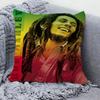 Keep Calm And Smoke Weed Bob Marley Cushion Cover Car Throw Pillow Case For Sofa Car Christmas Gift 40x40cm 45x45cm