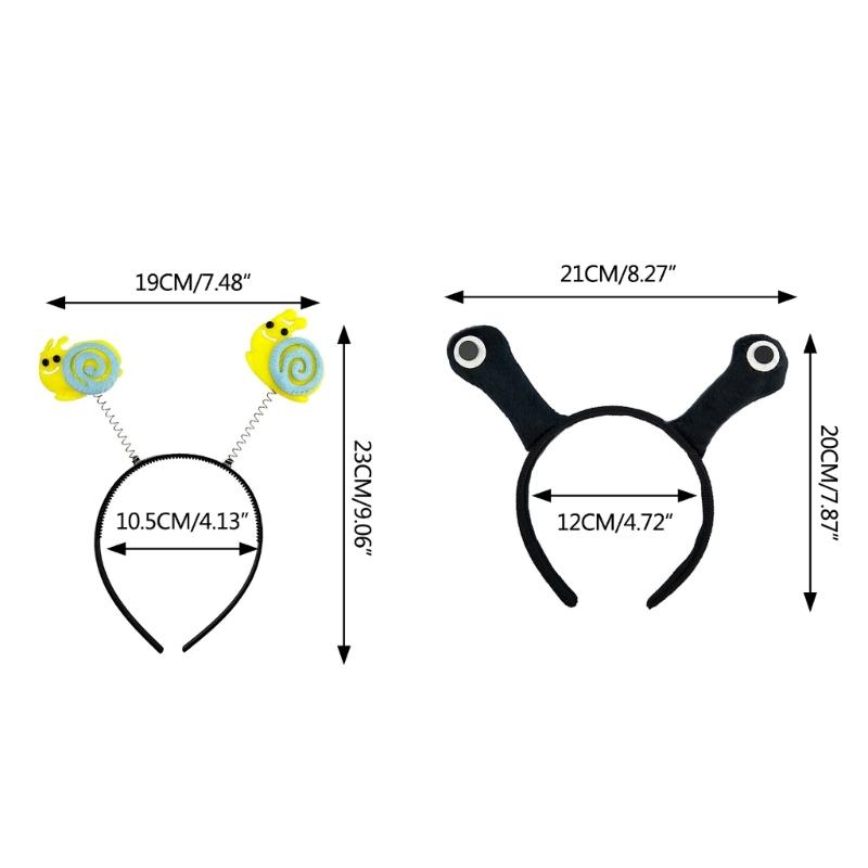 Hair Bands Festive Photo Booth Props Cartoon Snail Headband Party Headpiece Fun Headband for Music Festivals