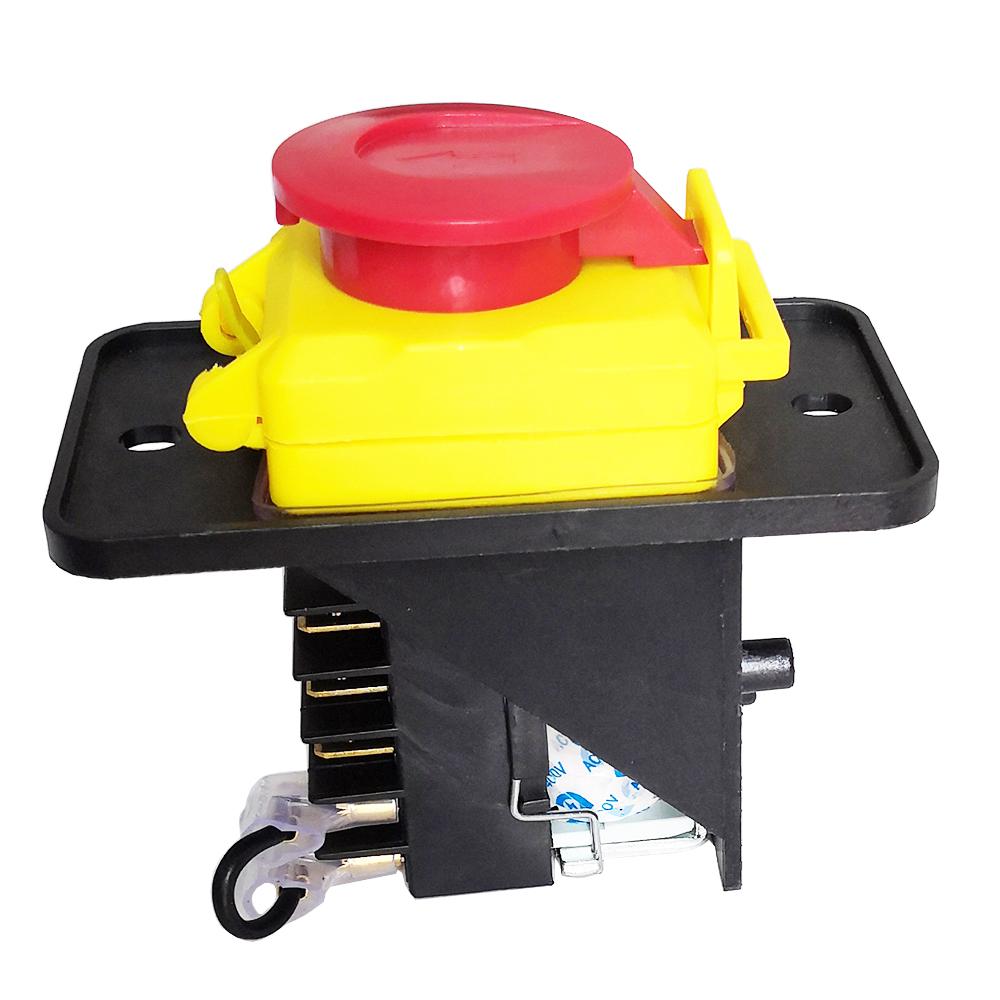 Comutatoare cu buton electromagnetic HCK3 cu capac de oprire de urgență 10 pini 8 pini