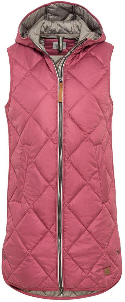 Winter Jacket Camel Active Longweste with Hood Made of Recycled Polyester (360330-2F41) (360330 2F41 56) Rosewood