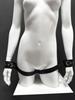 Handcuffs and Thigh Cuffs with Chain Half Rings Leder 2015