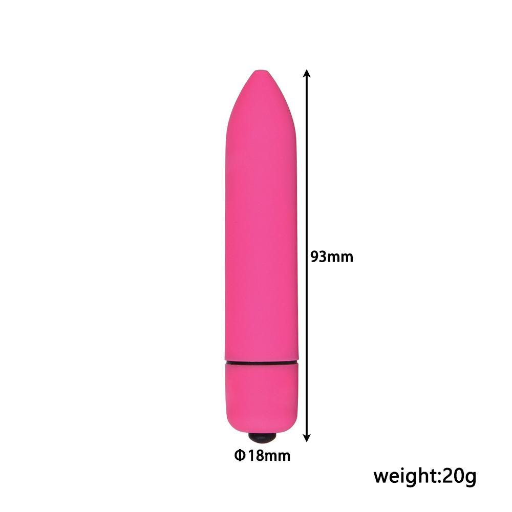 10-Speed Bullet Vibrator - Powerful Clit Stimulator with Textured Tip, Mini Egg Massager for Women, Rechargeable Adult Sex Toy