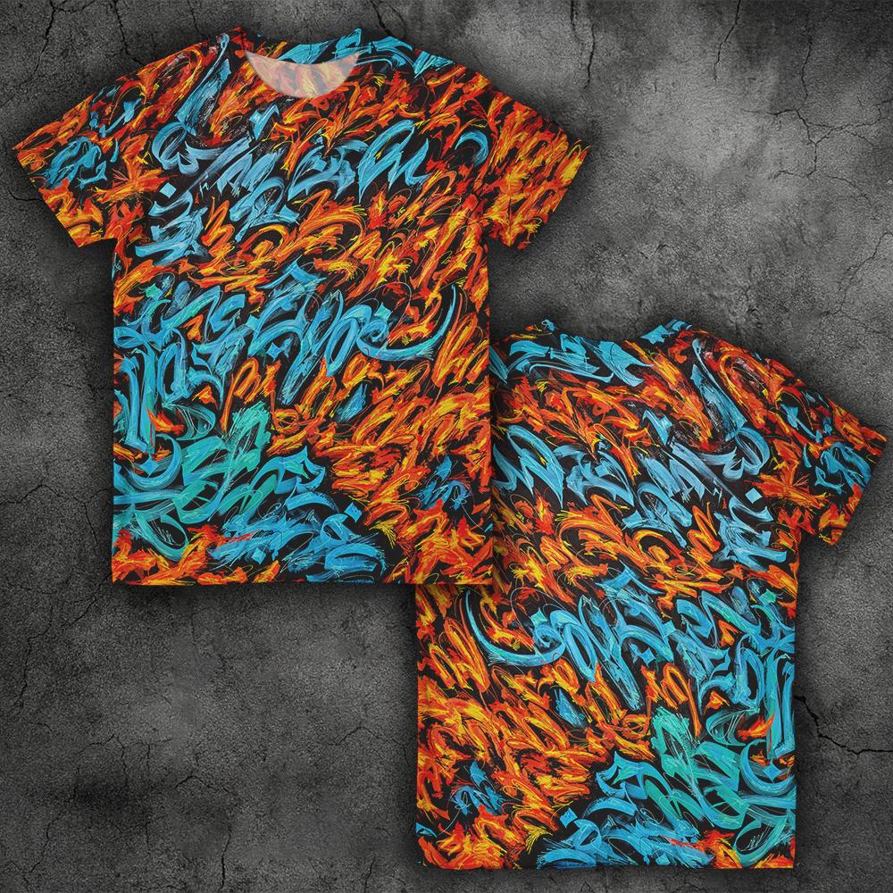 

Уличный хип-хоп стиль Граффити Арт Футболки Крутые Городские Молодежные Модные Футболки Мужские Женские Метал Рок Винтажная Уличная одежда Футболка S