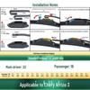 Kompatibel mit Chery Arrizo 3/5/PLUS/GT/GX/7/8/5e 400/M7 Knochenlose Leise Scheibenwischer