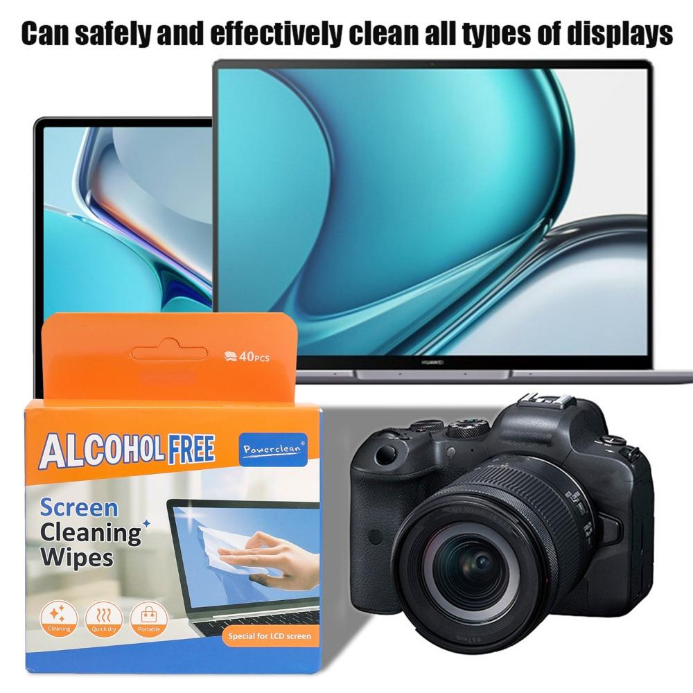 1/2/3box of Disposable Portable LCD Screen Cleaning Wipes Dry and Wet Screen for Tablets Laptops Phones TVs Cars and Monitors