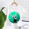 T-shirt Hollow Knight per Bambini Estate Bambini Gioco Cotone Manica Corta Top Ragazzi Anime Moda Magliette Carine Ragazze Abbigliamento Casual Regali