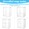 3 Tier Clear Acrylic Baby Bottle Organizer Multi Layer Storage Container for Baby Bottles Nipples Pump Parts