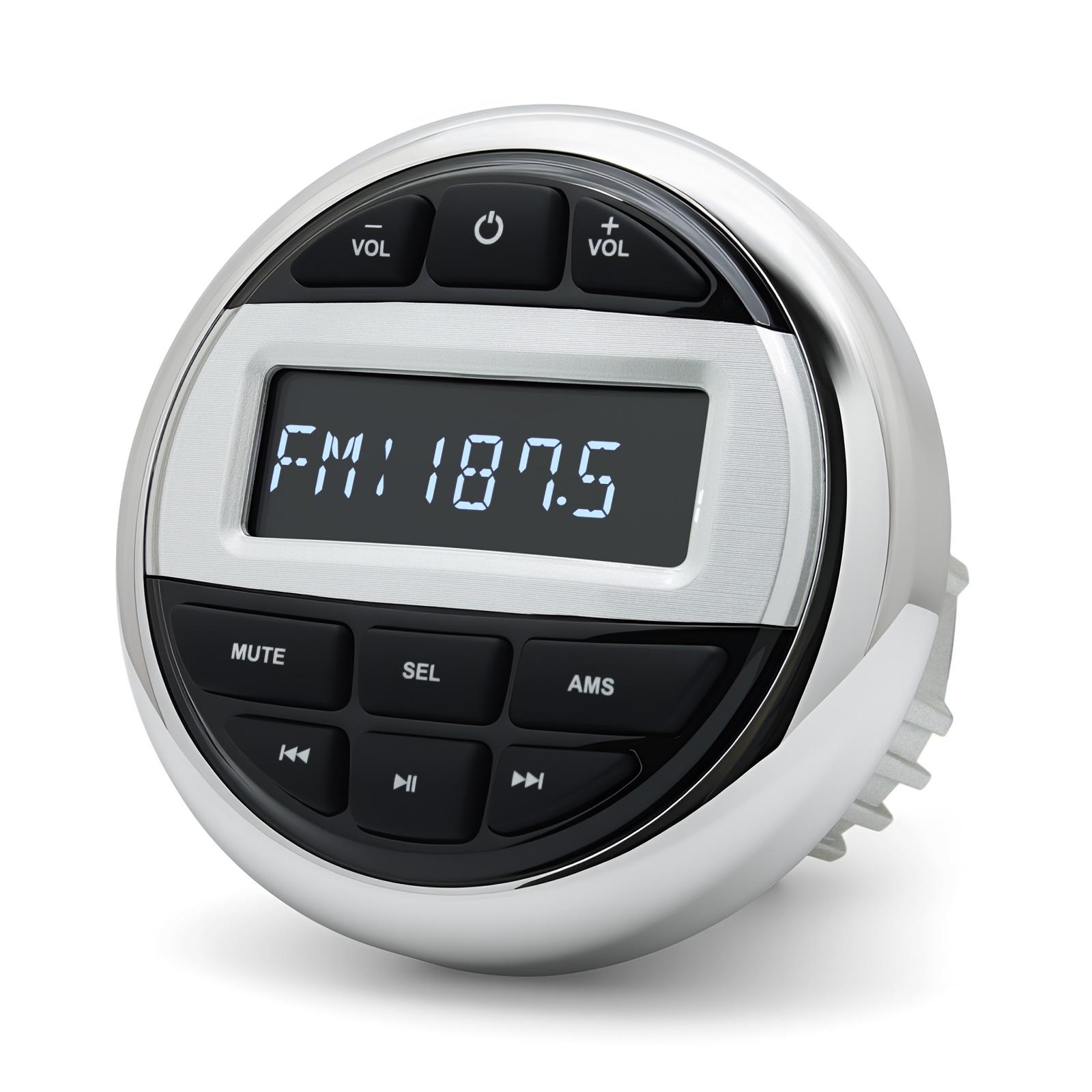 

Морское радио для лодки Медиа MP3 Стерео Радио FM AM Приемник Совместимый с Bluetooth Медиа Аудиоплеер Для Яхты Автодома Квадроцикла Мотовездехода СПА RZR