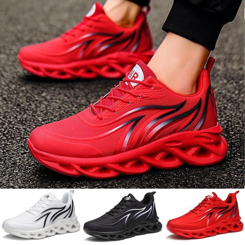 Men's Flame Printed Sneakers Comfortable Running Shoes Outdoor Men Athletic Shoes