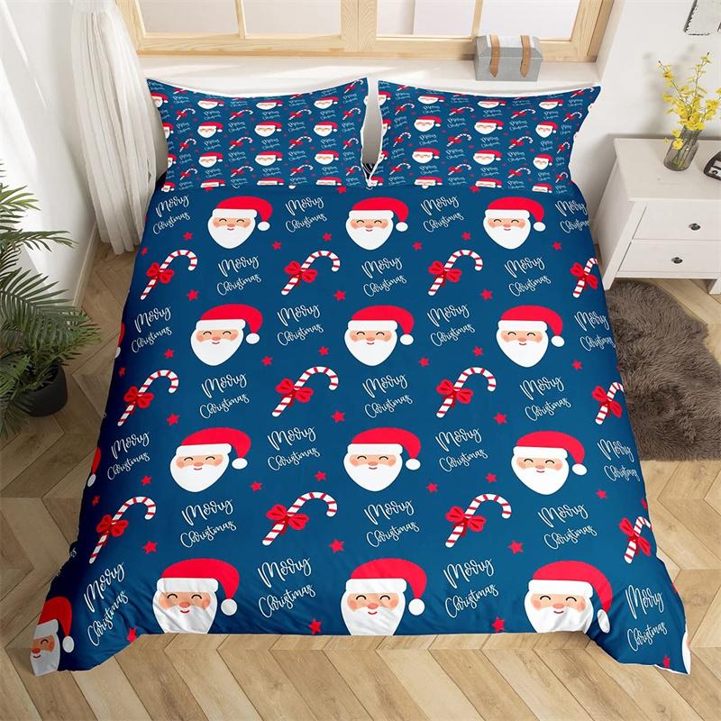 Poszwa na kołdrę bałwan choinka płatek śniegu poszwa na kołdrę kreskówkowy zestaw pościeli mikrofibra święta Bożego Narodzenia Nowy Rok prezent zestaw do łóżka