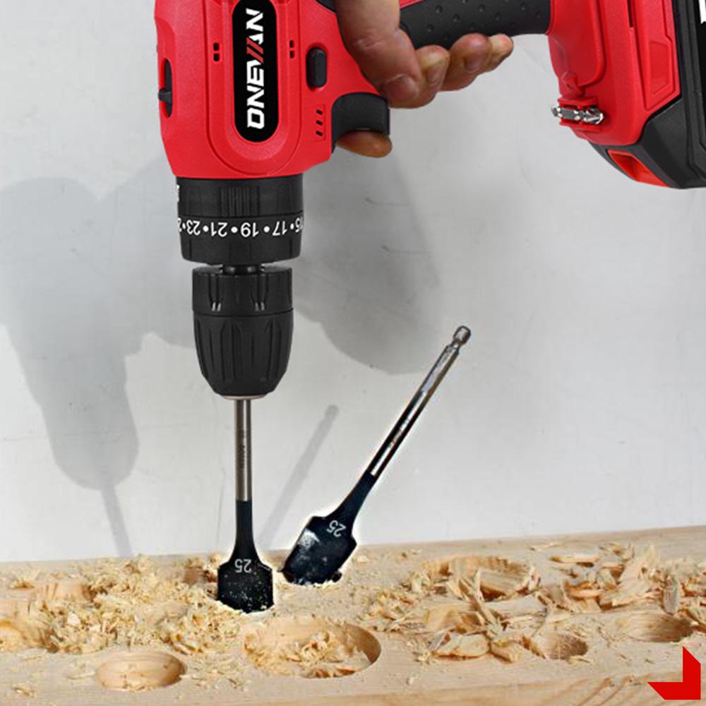 ONEVAN 25+3 Torque Electric Impact Drill Multifunctional 2 Gears Cordless Hammer Drill Power Tool For Makita 18V Battery Pin