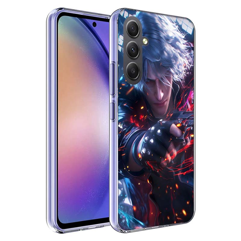 D-Devil May Cry DMC Phone Case for Samsung A17 A37 A57 A07 A16 A26 A36 A56 A06 A02S A12 A22 A32 A52S A04S A14 A24 A34 A54 A03 A1