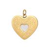 CARLIDANA New Fashion Pendants Charms Heart-shaped Stainless Steel Plated Gold Zircon Pendant Love Red Enamel Women's Gifts