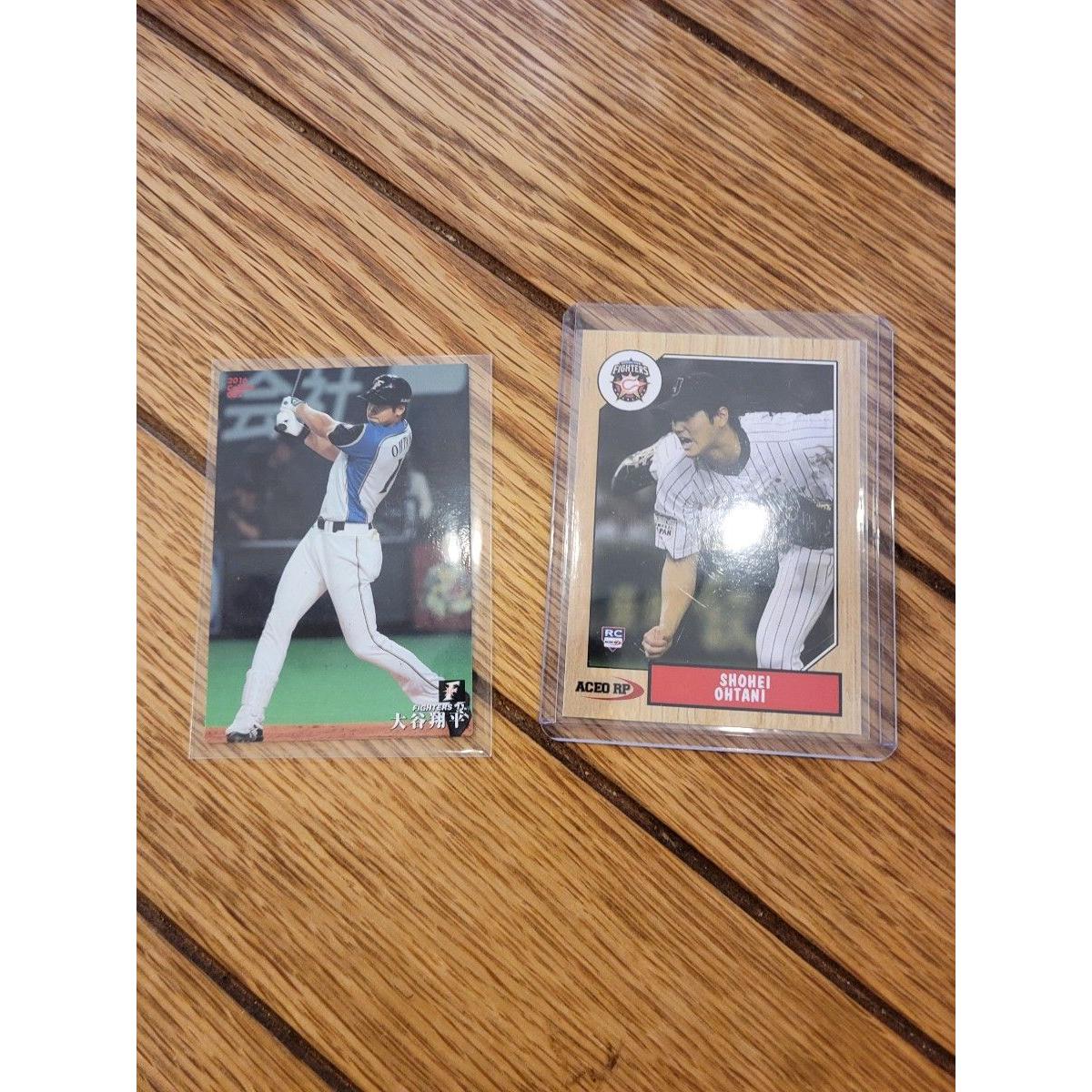 Used Shohei Otani professional baseball card set of 3 Nippon-Ham Fighters Topps discounted
