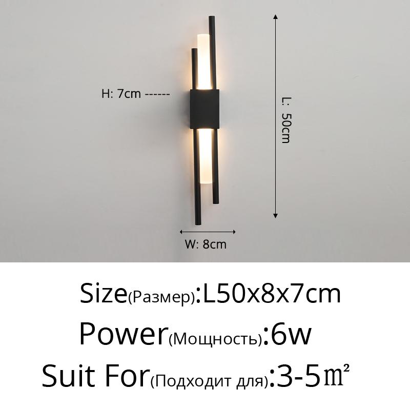 Lampada da parete moderna a LED Lampada da parete per corridoio corridoio loft semplice Nuova illuminazione per interni per la casa Lampada decorativa Lampada da comodino per camera da letto