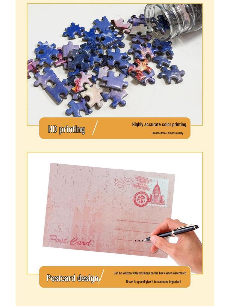 150-Piece Mini Test Tube Puzzle: Creative Educational Landscape Toy for Adults & Kids